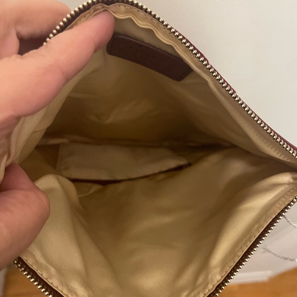 Clutch purses. Below the belt studded clutch. Summer & Rose burgundy clutch. - Picture 8 of 11